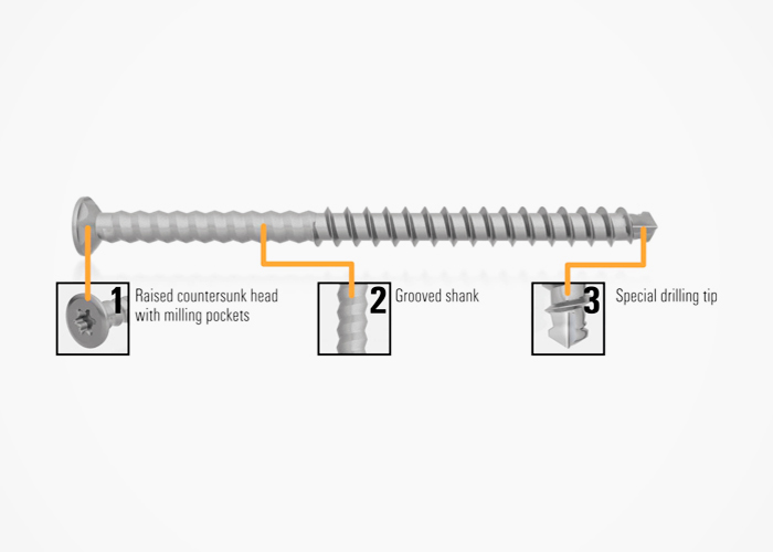 AnchorMark Decking Screws Available at Hazelwood & Hill