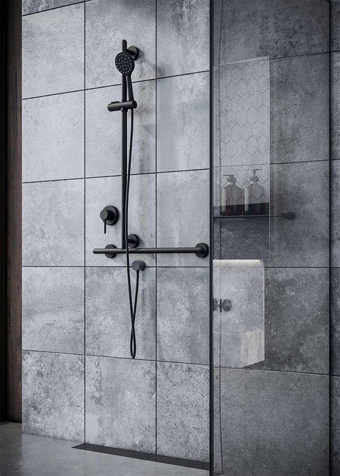 Accessible Yet Stylish Shower Kits - Raffaello by RBA