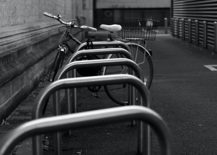 Stainless Steel Bike Parking Rails from Cora Bike Rack
