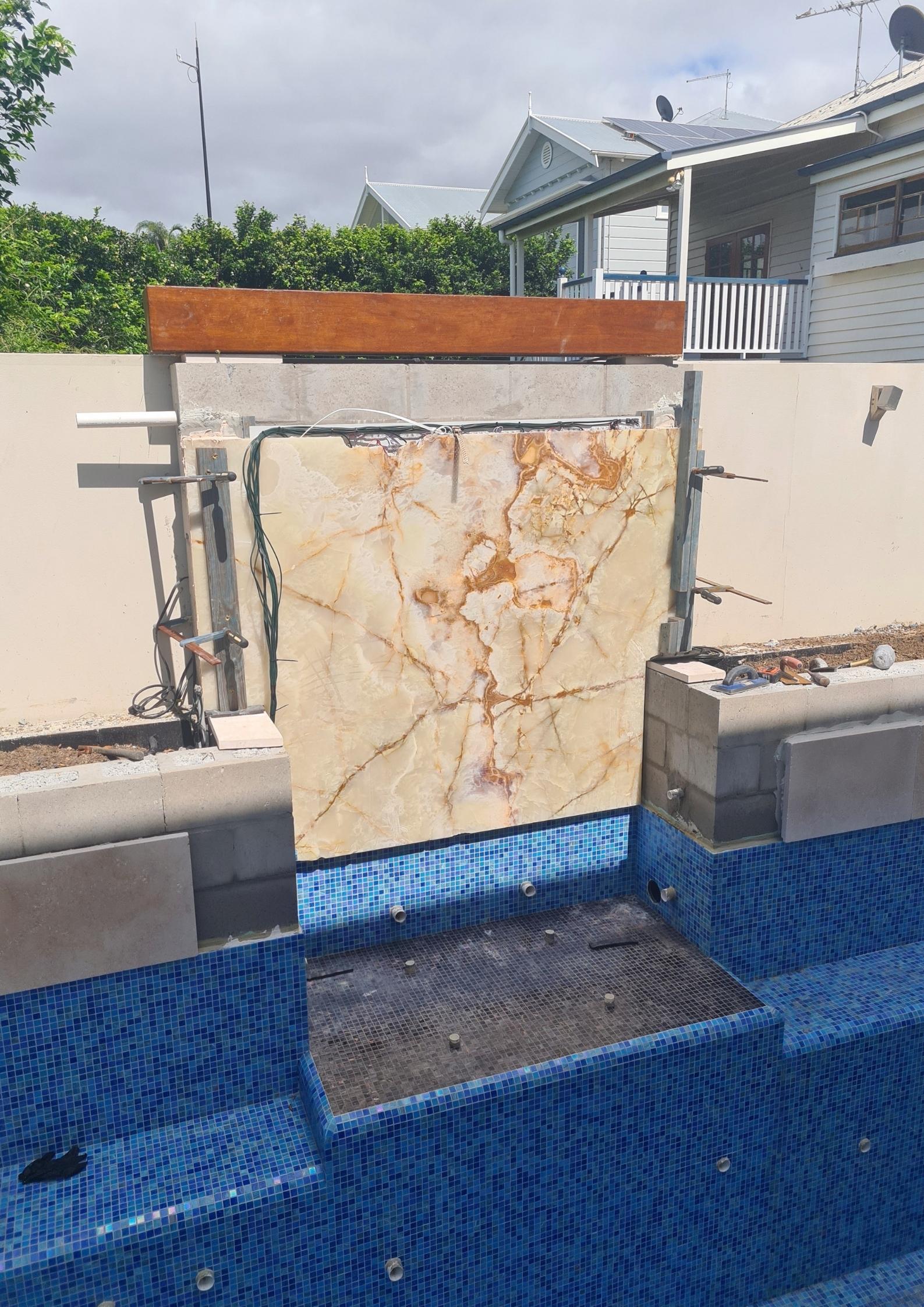 Laticrete Swimming Pool Tiling Project