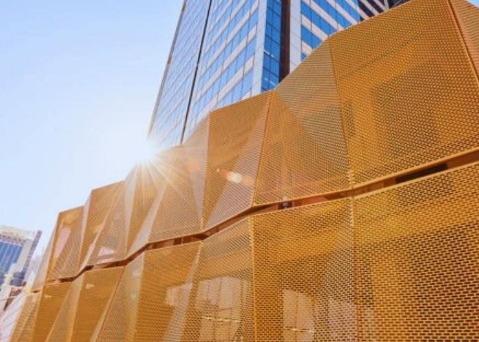 Bespoke Facade Rooftop Terrace by Louvreclad