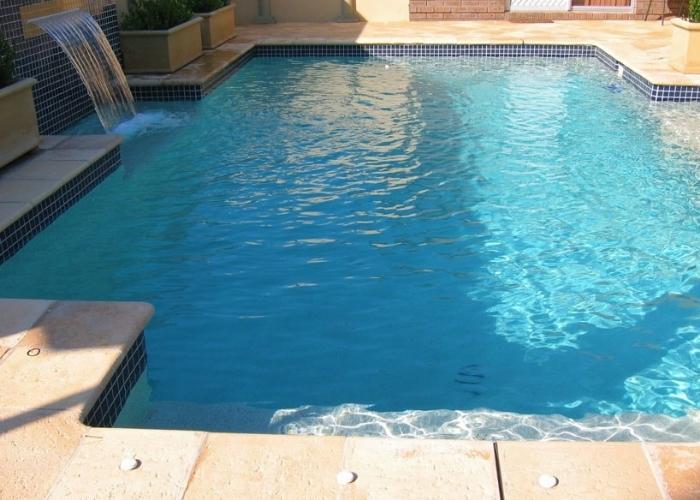 Tuscan Stone Pavers and Bullnose for Swimming Pool by Simons Seconds