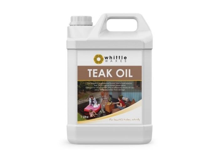 With Whittle Waxes Teak Oil