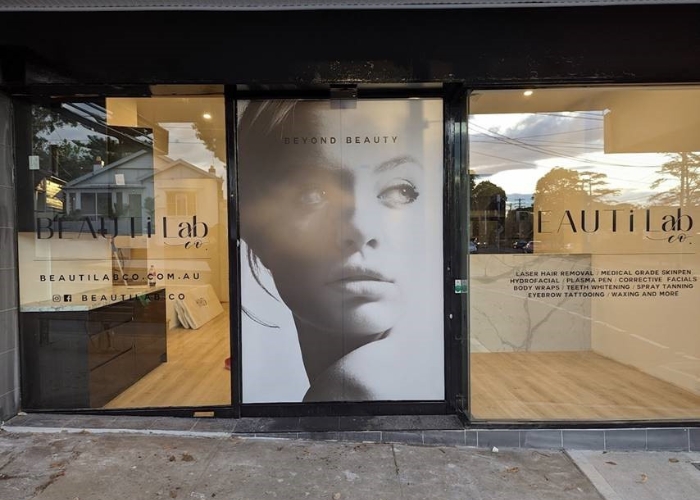 Signage for Beauty and Skincare from Architectural Signs Sydney