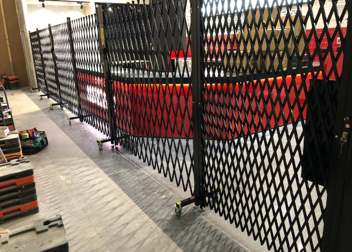 Double Diamond Safety Retractable Barrier from ATDC
