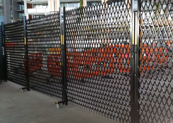 Double Diamond Safety Retractable Barrier from ATDC