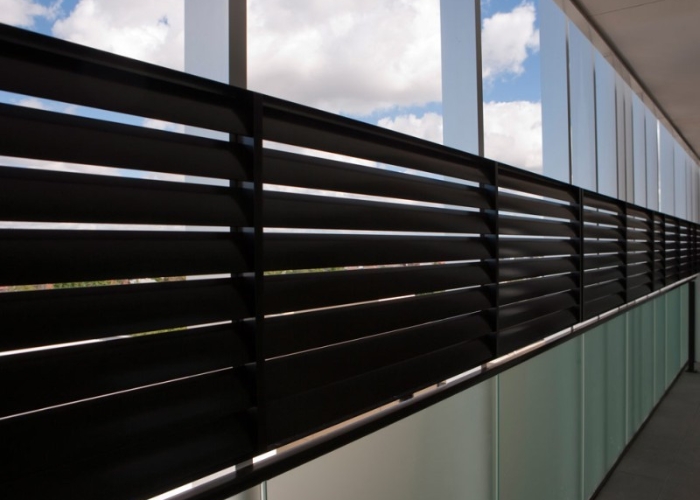 Slatted Screens for Apartment Privacy by Axiom Group