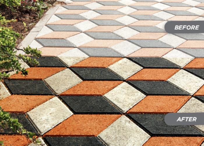 Paver Enhancing Sealer for Outdoor Applications by STAIN-PROOF