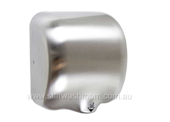 Channel Framed Mirror and Fast Automatic Hand Dryer for Bathrooms by Star Washroom Accessories