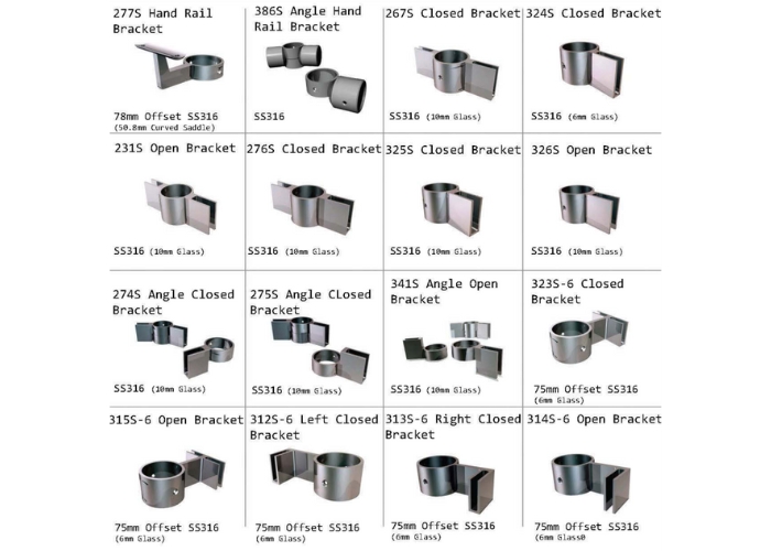 Brackets for Fencing from ECIA