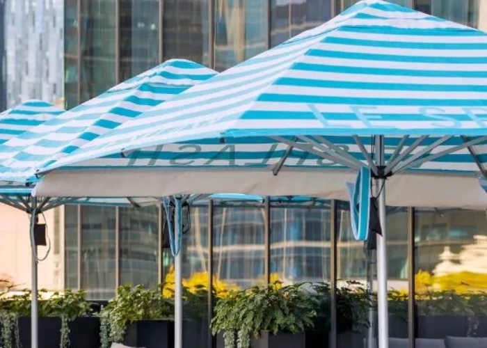 Connecting Outdoor Umbrellas by Instant Shade Umbrellas