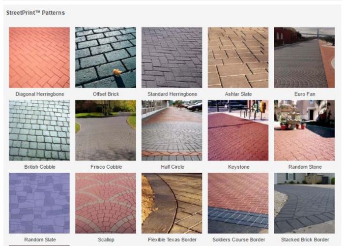 Coloured and Decorative Asphalt Coating Patterns by MPS Pavings