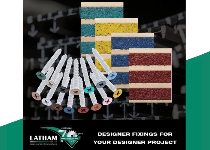 Latham Coloured Head Screws by Pasco