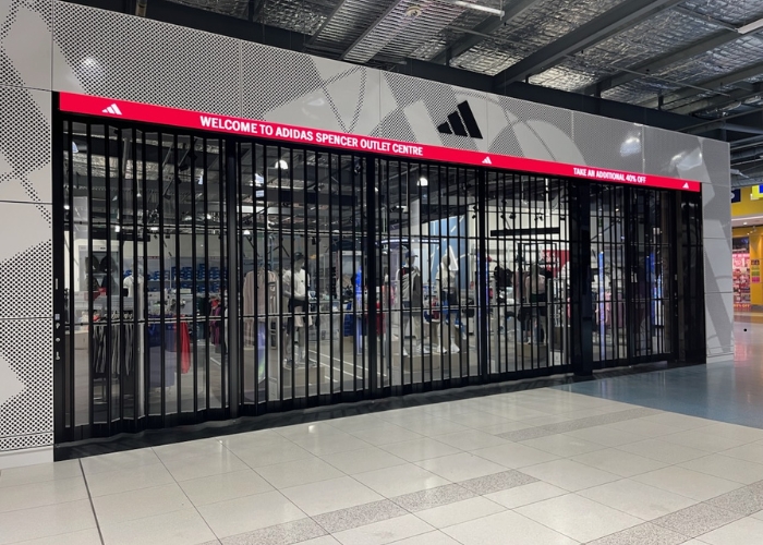 Eye Catching Folding Doors for Leading Global Sports Retailers by ATDC