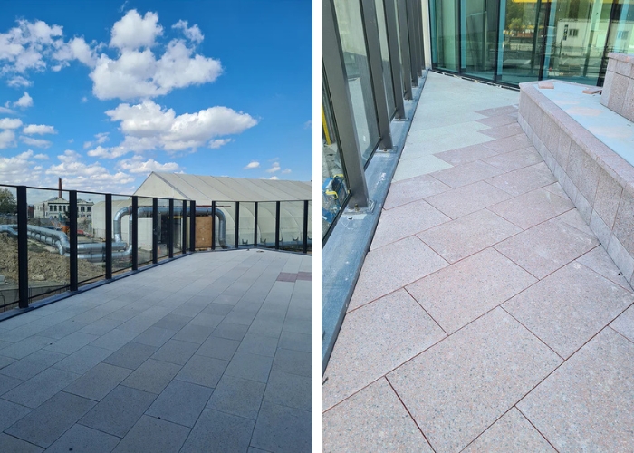 Waterproofing and Raised Paver Systems at Fitzroy Gasworks by Pasco