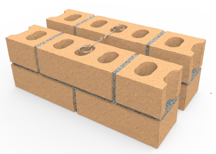 Medium Duty Cavity Wall Ties for Durable Masonry Construction by Cerra Metal Works