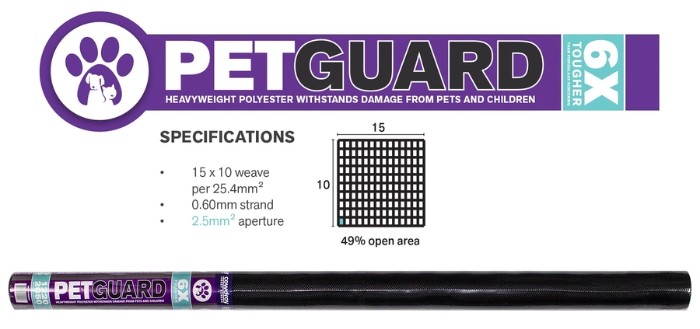 Pet Proof Insect Screen by Cowdroy