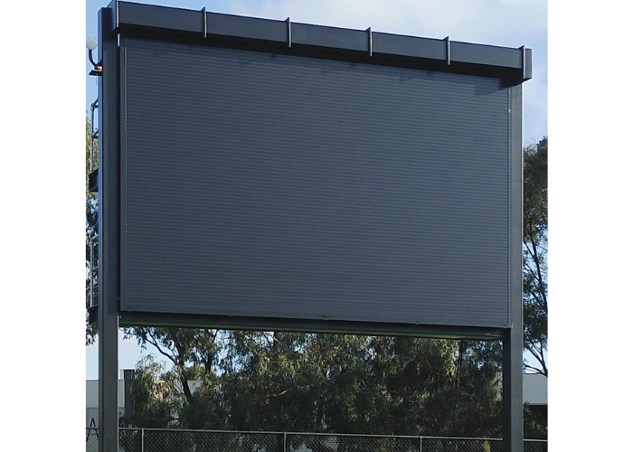 Extruded Roller Shutter for Scoreboards by CW Products