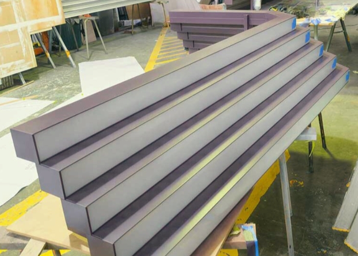 Custom Retro Light Feature for Restaurant by Di Emme