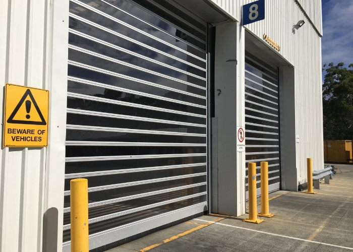 Clear Roll Up Door for Warehouses by DMF International