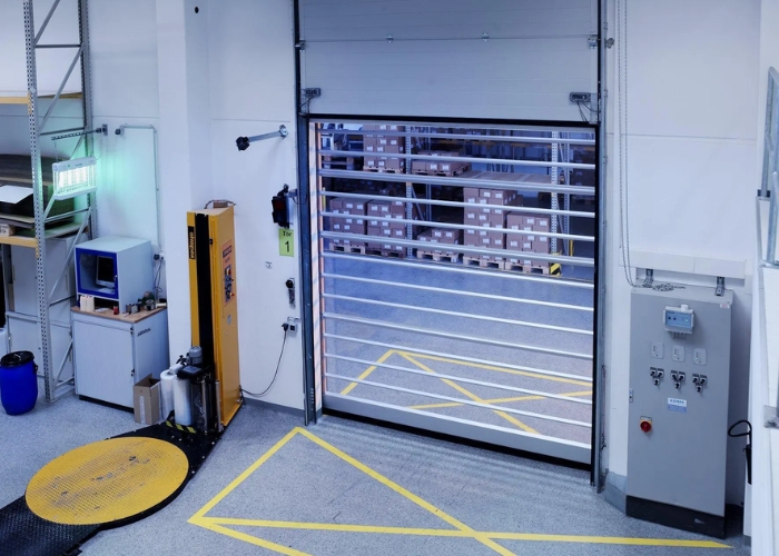 Clear Roll Up Door for Warehouses by DMF International