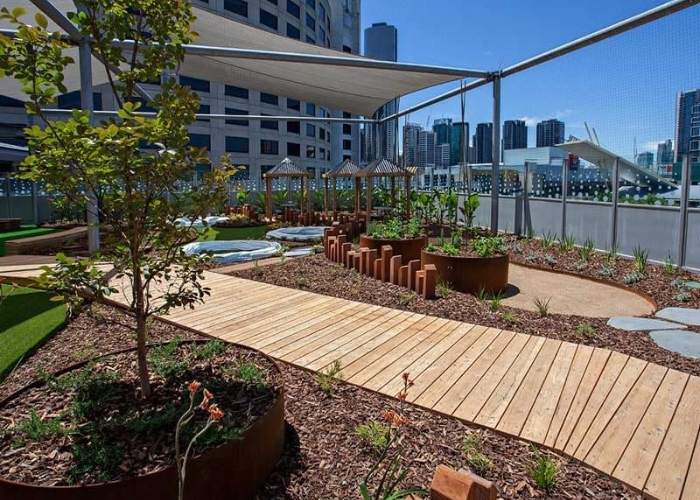 Metal Edging for Rooftop Gardens by FormBoss