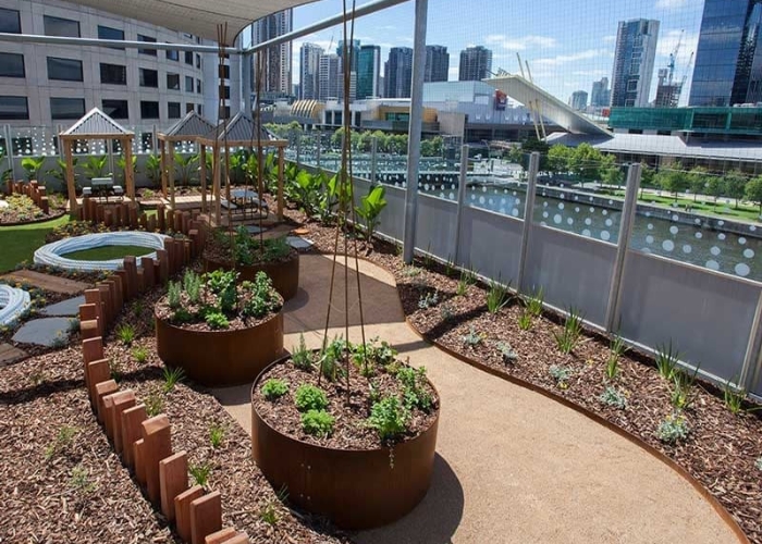 Metal Edging for Rooftop Gardens by FormBoss