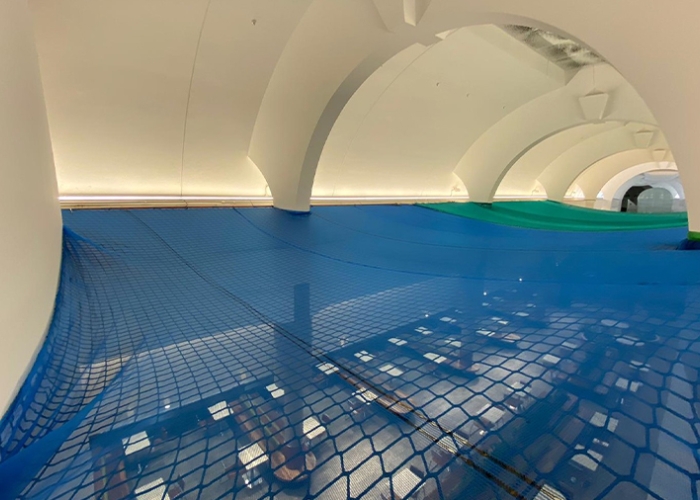 Overhead Netting for Interior Building Works by Kerrect Group