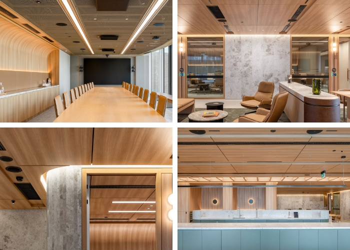 Decorative Acoustic Ceiling Panels for Corporate Workplaces