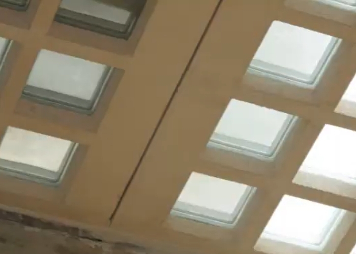 Fire Rated Glass Block Paving by Obeco Glass Blocks