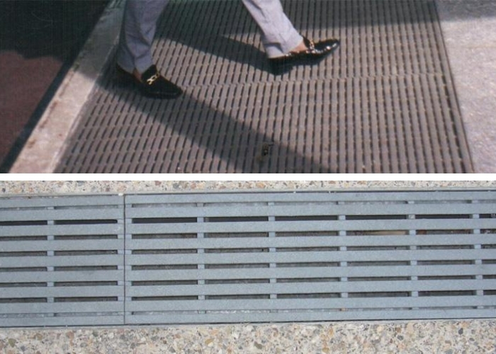 Non-Slip Grates for Pedestrian Crossovers by Patent Products