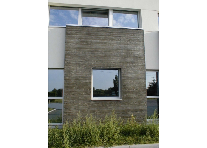 Wood Look Concrete for Building Facades by Reckli