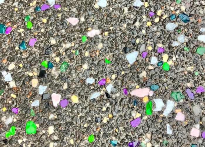 Glow in the Dark Pathway for Gardens by Schneppa Glass