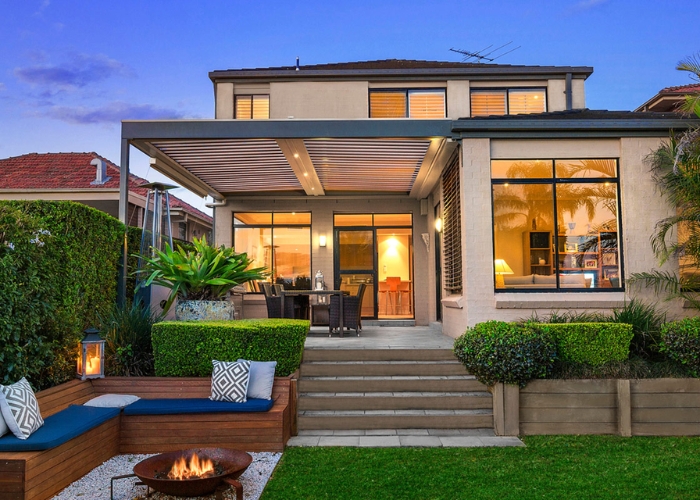 Louvred Awning System for Patios by Vergola