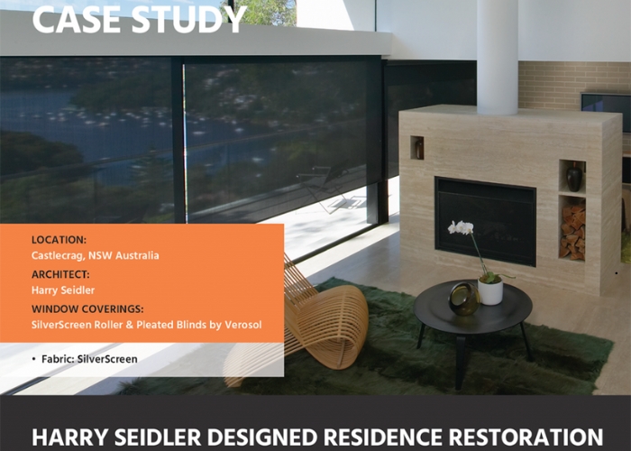 Solar Control Window Furnishings for Residential Restoration by Verosol