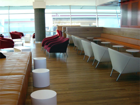 Synteko Solid - Qantas Lounge.