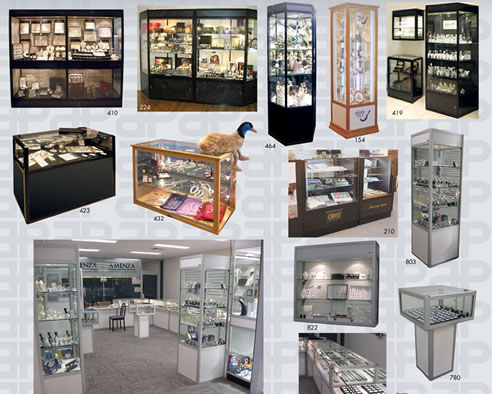 display cases