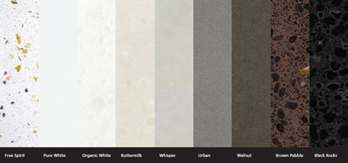 CaesarStone colours