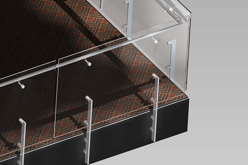 glass balustrades system