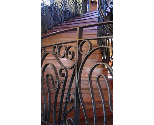 steel timber stairs