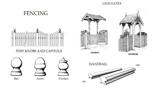 fencing drawings