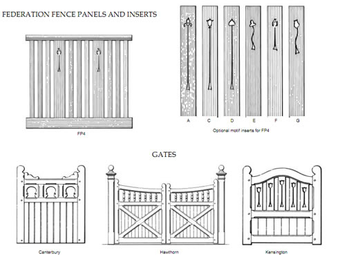 fence and gate diagrams