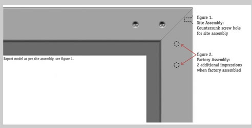 metal door joining system