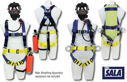 breathing apparatus harnesses
