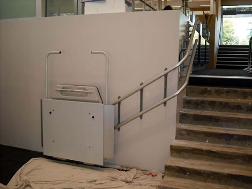 curved wheelchair stairlift