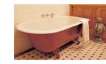 cast iron bathtub with feet