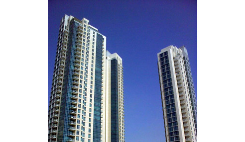 skyscraper built with insulated concrete panels