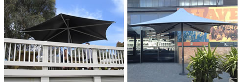 permanent shade umbrella