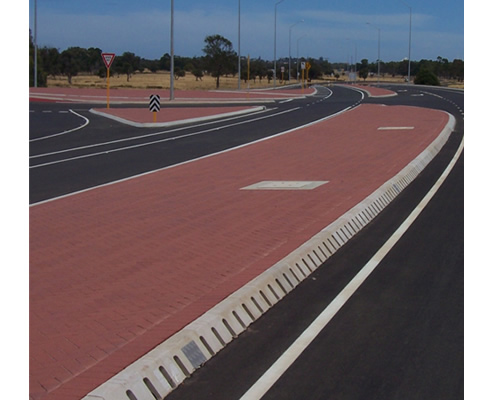 kerbdrain gutter road