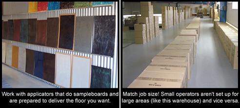 resin flooring applicators